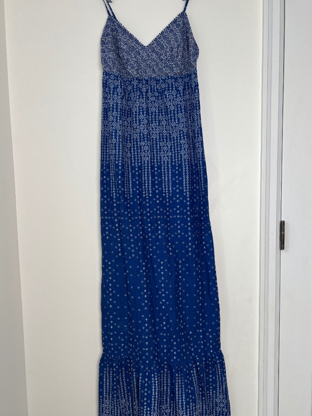 Vintage American Eagle Blue Maxi Summer Dress